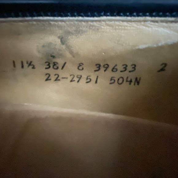 Johnston & Murphy Kiltie Tassel Wingtip Shoes 11.5‎ - Picture 8 of 10